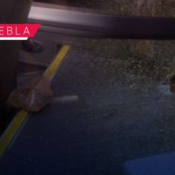 Lanzan piedra a unidad de la Línea 4 de RUTA en Periférico Ecológico