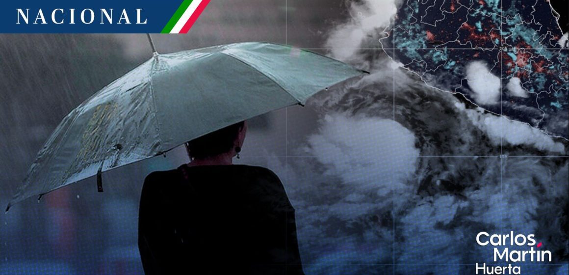 ‘Narda’ y frente frío generarán lluvias intensas en gran parte del país