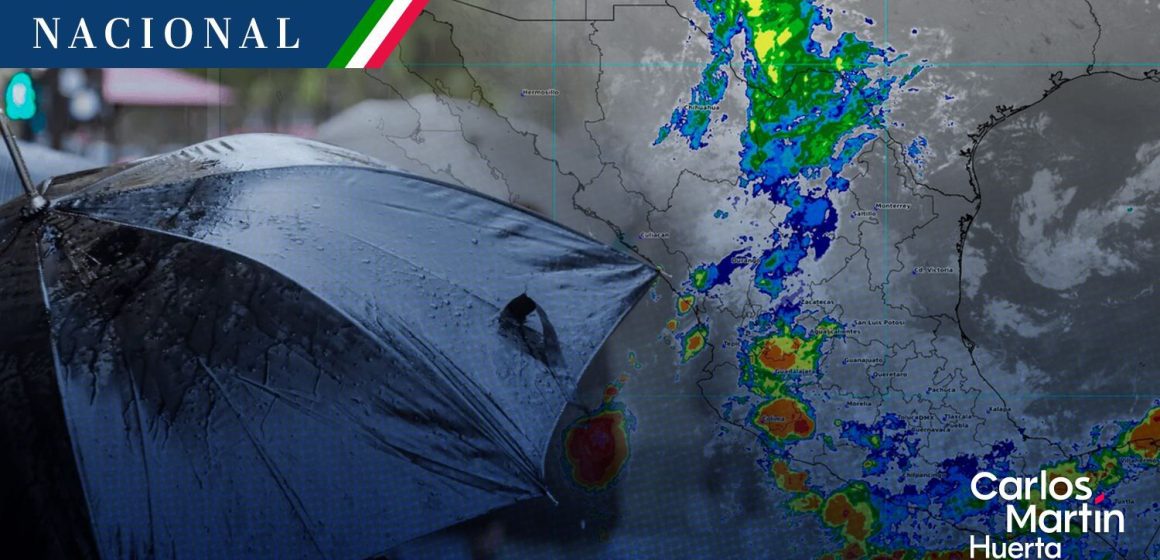 Lluvias intensas en el país por canales de baja presión