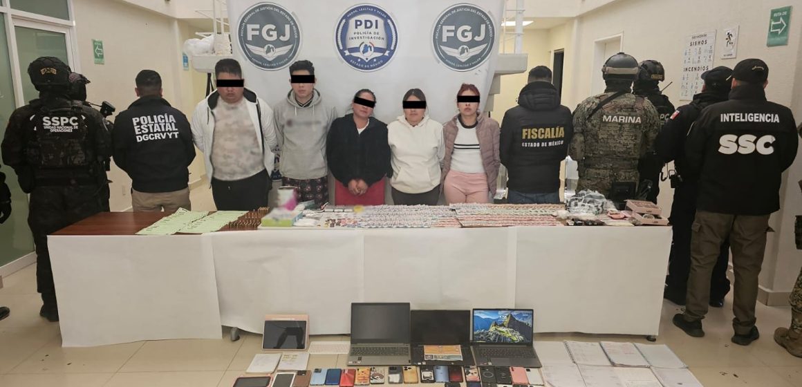Detienen a integrantes de “Los Bonitos” por extorsión en el Edomex