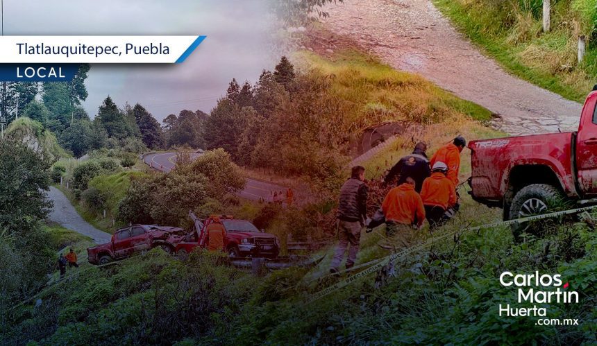 Madre fallece tras accidente vehicular en Tlatlauquitepec mientras llevaba a sus hijos al colegio