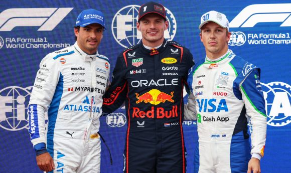 Max Verstappen se lleva la pole position en el GP de Azerbaiyán