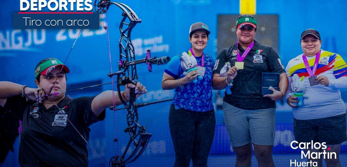 Maya Becerra conquista oro en mundial de tiro con arco