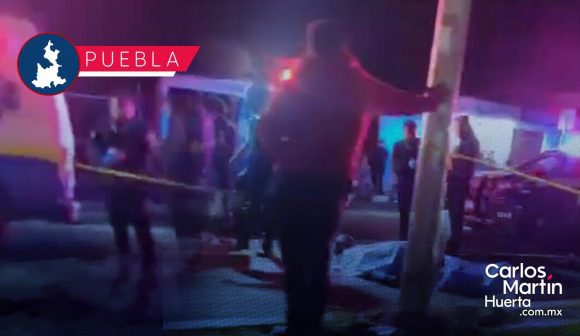 Motociclista muere tras derrapar en la carretera a Valsequillo, en Santo Tomás Chautla