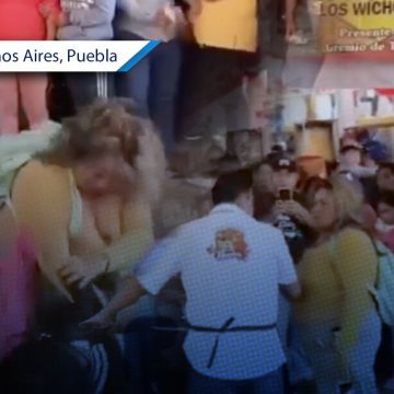 Mujeres protagonizan riña en la Feria del Taco 2025 de San Nicolás Buenos Aires