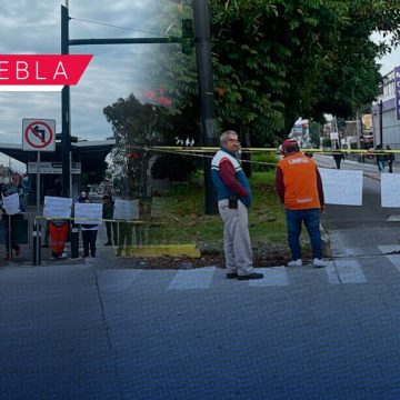 Naranjitas bloquean bulevar Valsequillo tras retiro de bono; director del OOSL señala que se pagará