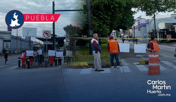 Naranjitas bloquean bulevar Valsequillo tras retiro de bono; director del OOSL señala que se pagará