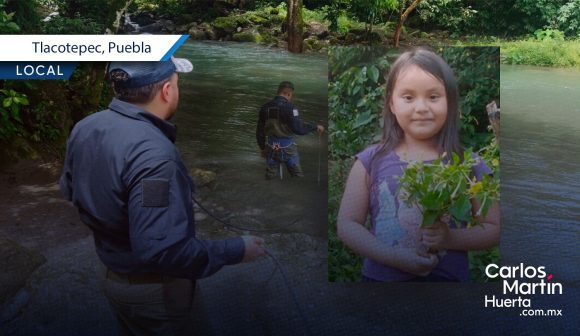 Mantienen búsqueda para localizar a niña Monserrat en Tlacotepec de Porfirio Díaz