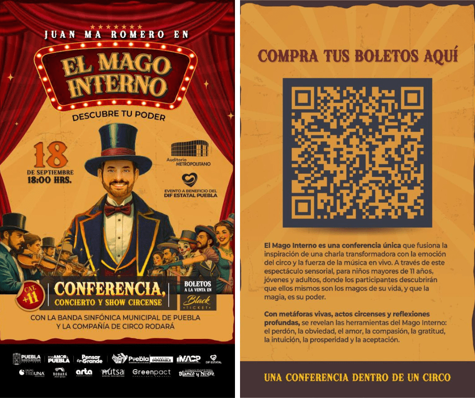 Obra “El Mago Interno” donará cerca de 750 mil pesos para la salud mental en Puebla 1 Obra “El Mago Interno” donará cerca de 750 mil pesos para la salud mental en Puebla