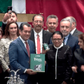 Rosa Icela Rodríguez entrega el Primer Informe de Gobierno de Claudia Sheinbaum a la Cámara de Diputados