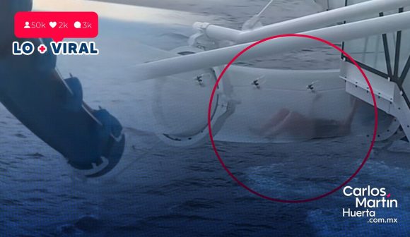 Pasajera de crucero queda atrapada a 30 metros de altura dentro de tobogán acuático