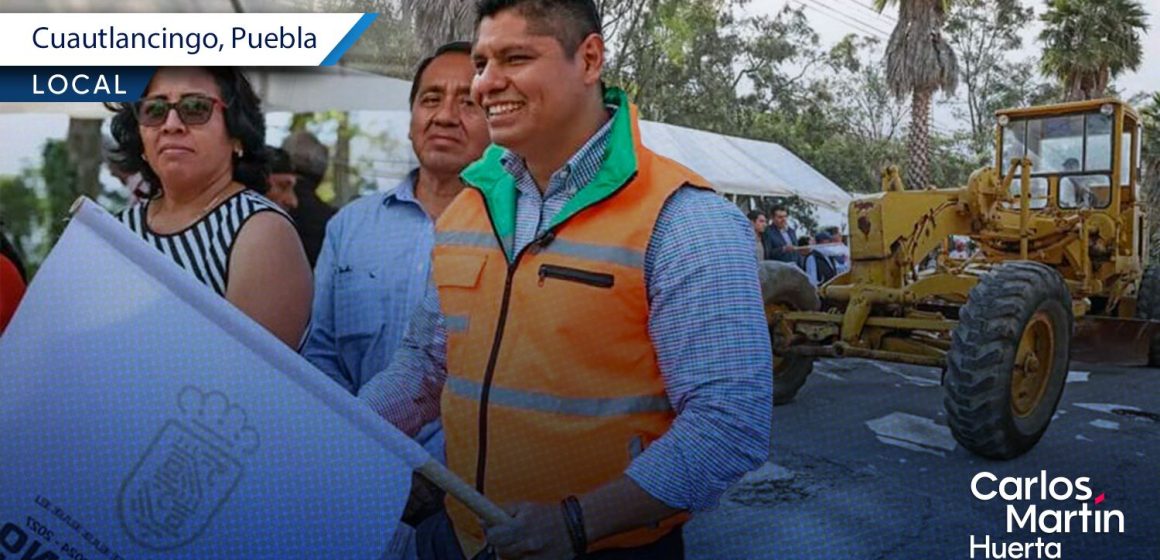 Inicia obra de pavimentación en Sanctorum