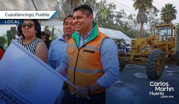 Inicia obra de pavimentación en Sanctorum