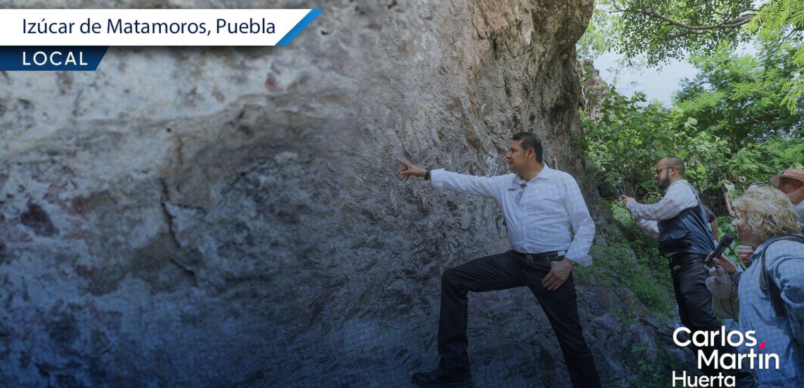 Denuncian daños a pinturas rupestres en Izúcar de Matamoros