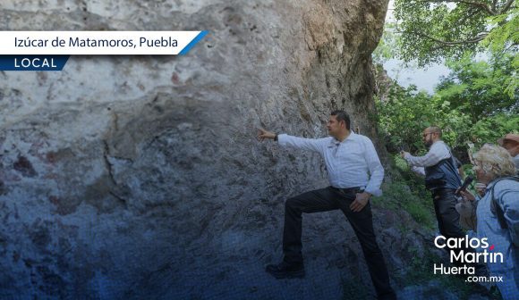 Denuncian daños a pinturas rupestres en Izúcar de Matamoros