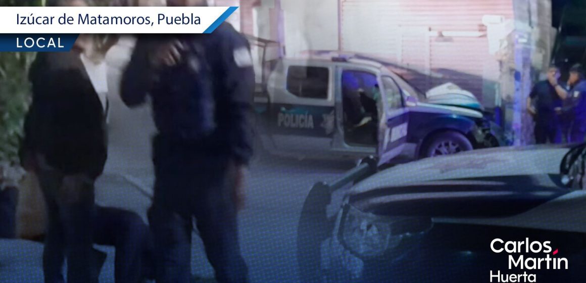 Policías en estado de ebriedad protagonizan choque de patrulla en Izúcar de Matamoros Policías en estado de ebriedad protagonizan choque de patrulla en Izúcar de Matamoros
