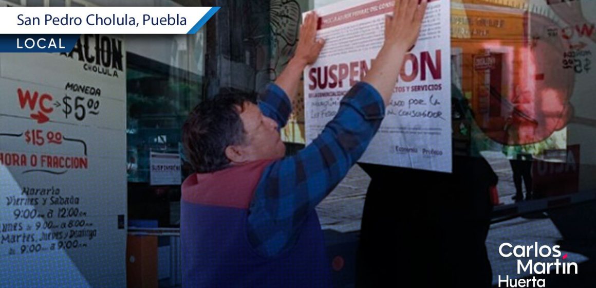 Profeco suspende estacionamiento frente a la Pirámide de Cholula tras infracciones