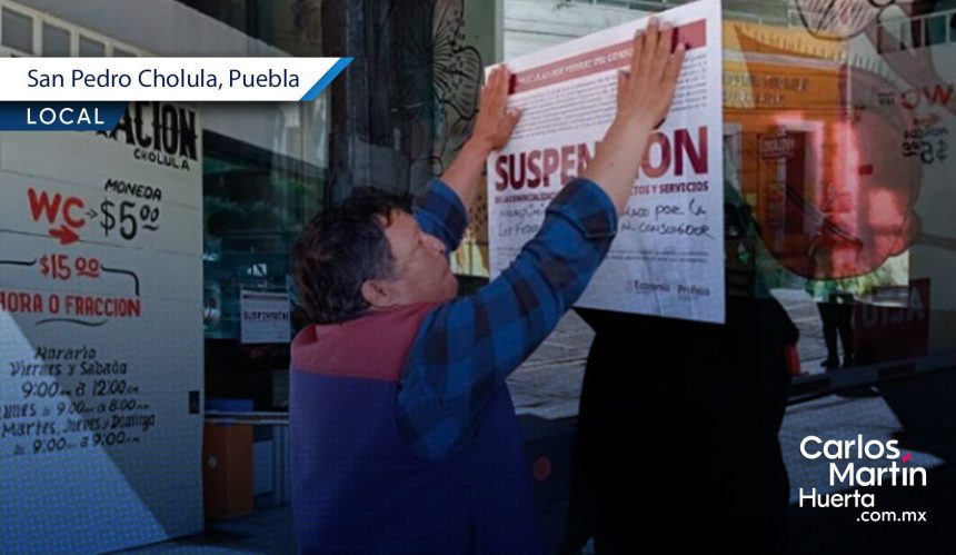 Profeco suspende estacionamiento frente a la Pirámide de Cholula tras infracciones
