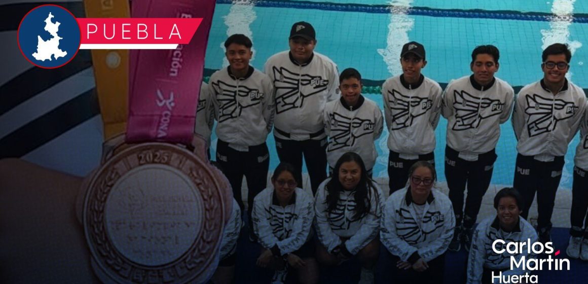 Puebla concluye con 22 medallas en paranatación de la Paralimpiada Nacional 2025