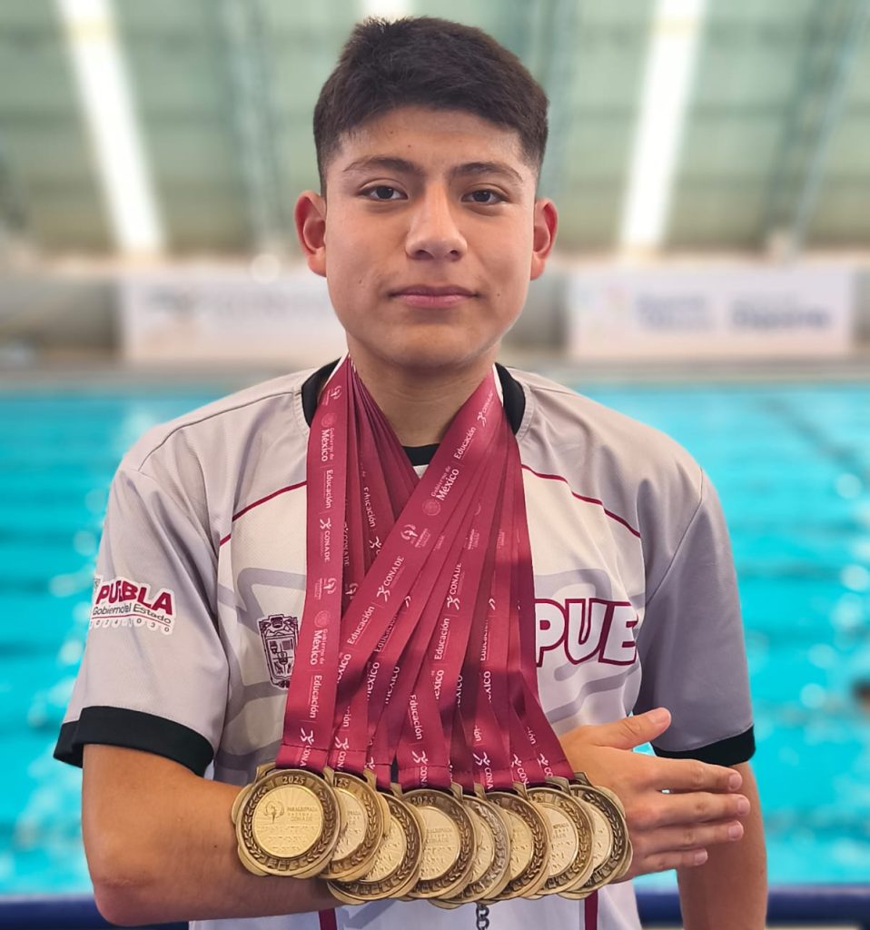 Puebla concluye con 22 medallas en paranatacion de la Paralimpiada Nacional 2025 3 e1758907020773