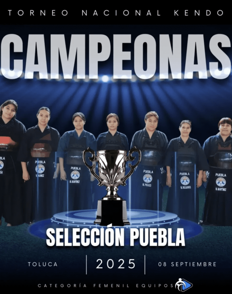 Puebla conquista medallas de oro y bronce en el Torneo Nacional de Kendo 2025 1 Puebla conquista medallas de oro y bronce en el Torneo Nacional de Kendo 2025