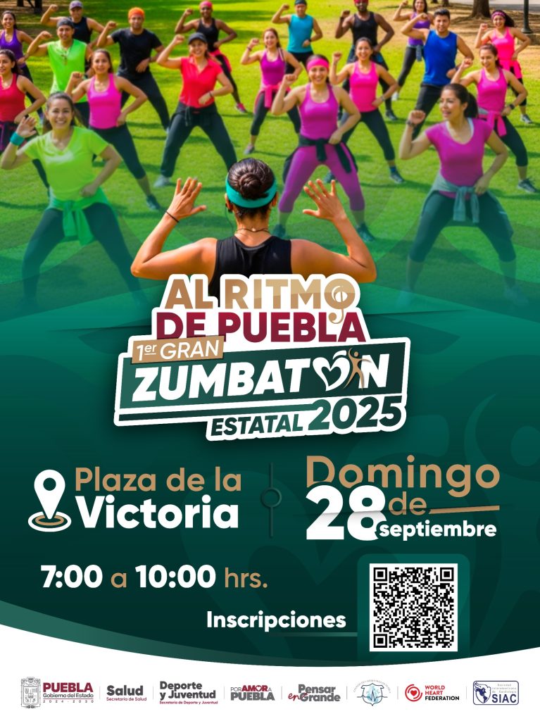 Puebla invita al Primer Gran Zumbatón Estatal 2025 2 Puebla invita al Primer Gran Zumbaton Estatal 2025 2 1