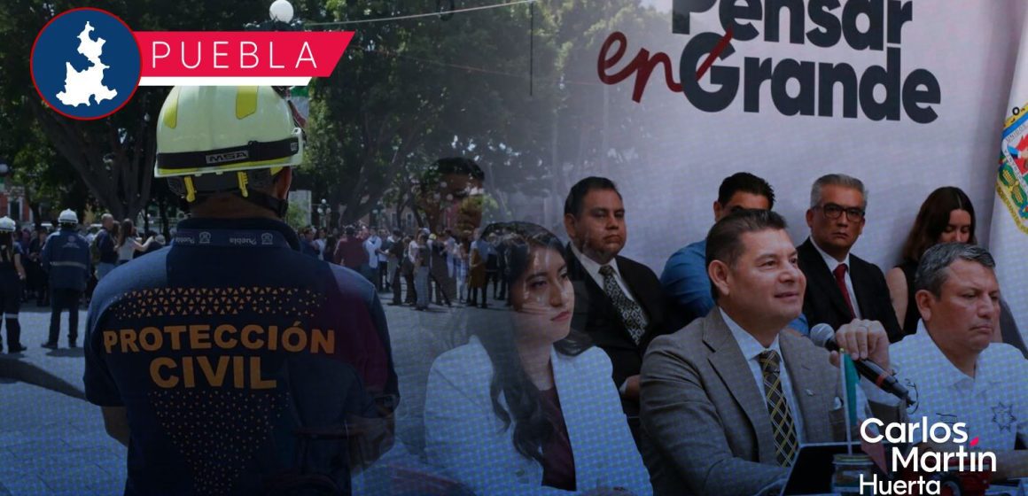 Puebla participa en Simulacro Nacional: refuerza cultura de prevención y confianza ciudadana