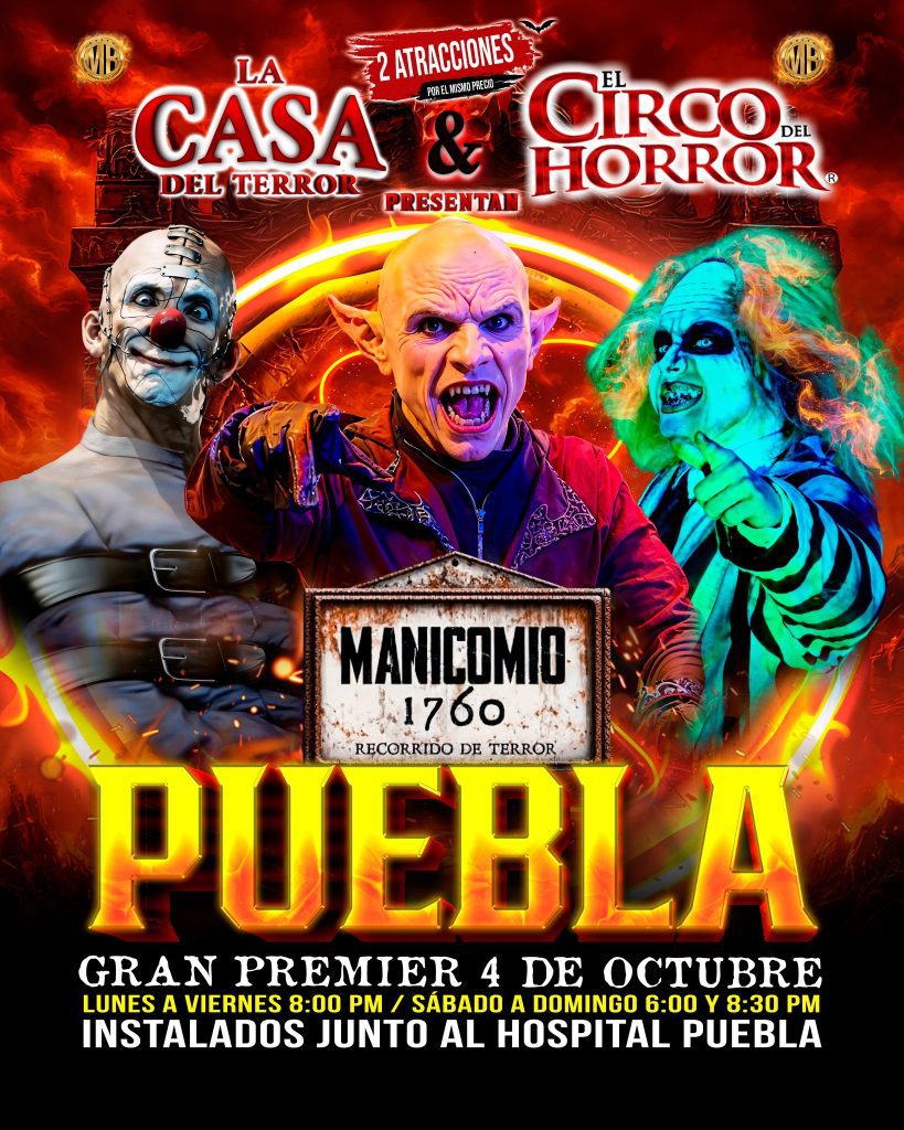 Regresa el Circo del Horror a Puebla con una nueva atracción