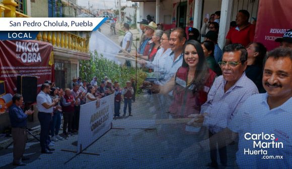 Gobierno de San Pedro Cholula inicia rehabilitación de vialidades estratégicas