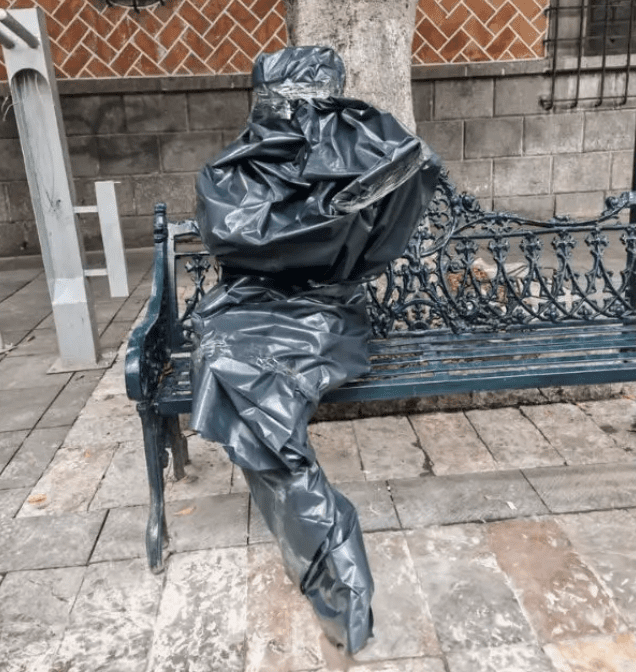 Reubican estatua de Elena Garro frente al Edificio Carolino tras vandalismo 4