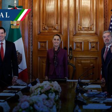 Reunión entre Claudia Sheinbaum y Marco Rubio se lleva a cabo en Palacio Nacional para reforzar la relación bilateral