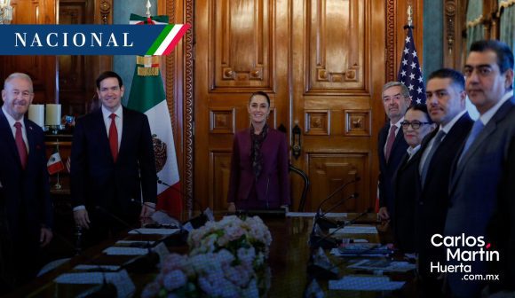 Reunión entre Claudia Sheinbaum y Marco Rubio se lleva a cabo en Palacio Nacional para reforzar la relación bilateral