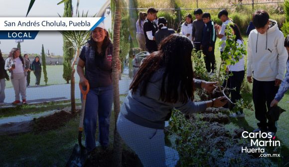 San Andrés Cholula fomenta la cultura ambiental en estudiantes de bachillerato