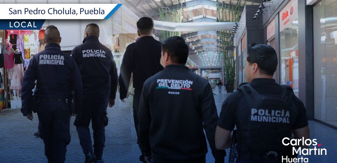 San Pedro Cholula reduce incidencia delictiva en 24.18% durante agosto