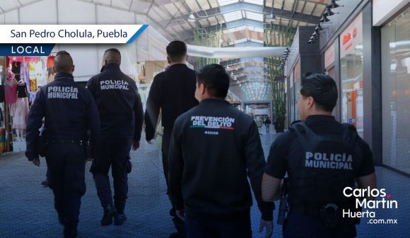 San Pedro Cholula reduce incidencia delictiva en 24.18% durante agosto