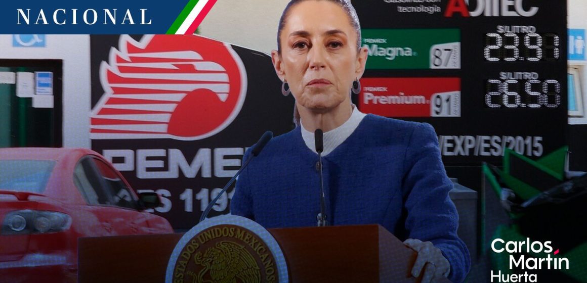 Sheinbaum renueva estrategia para estabilizar el precio de la gasolina