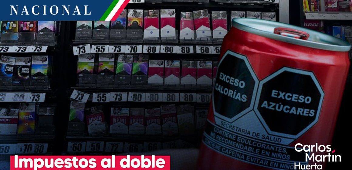 Sheinbaum propone duplicar impuestos a cigarros y refrescos en México