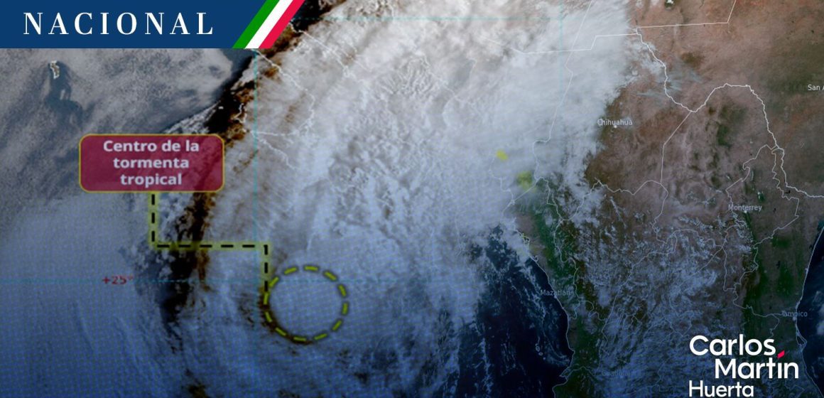 Lorena se degrada a tormenta tropical; persistirán lluvias torrenciales