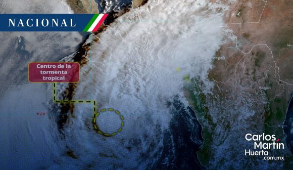 Lorena se degrada a tormenta tropical; persistirán lluvias torrenciales