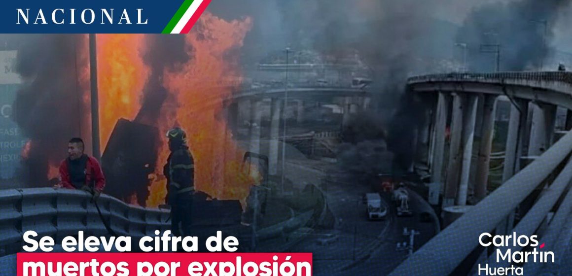 Suman 25 muertos por la explosión de pipa en Iztapalapa