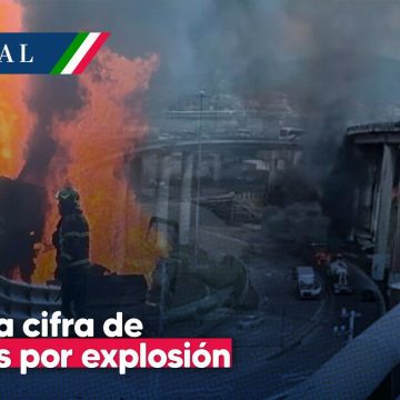 Suman 25 muertos por la explosión de pipa en Iztapalapa