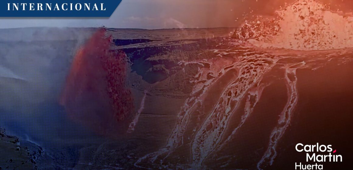 Volcán Kilauea vuelve a entrar en erupción con fuentes de lava de 150 metros de altura