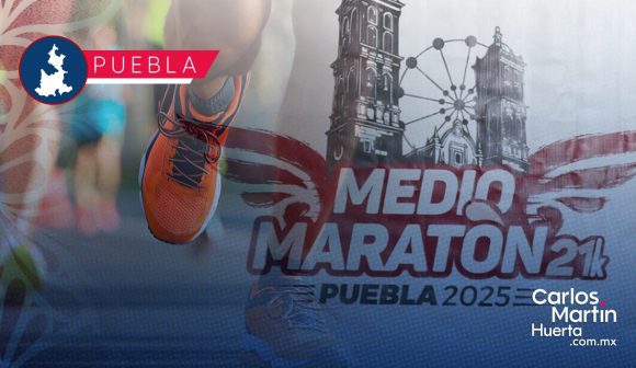 ¡Corredores, a sus marcas! Anuncian el Medio Maratón Puebla 2025
