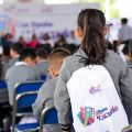 Lupita Cuautle impulsa la educación primaria en San Andrés Cholula con útiles escolares gratuitos