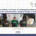 Catea la FGE la finca “La Tuza” en Tepeojuma; detuvo a presunto extorsionador de comerciantes