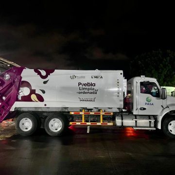 Servicio de recolección de basura continúa en Puebla este 15 y 16 de septiembre