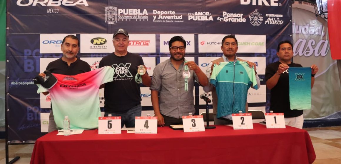Popobike 2025: Atlixco fusiona el ciclismo de montaña con la tradición del Valle de Catrinas