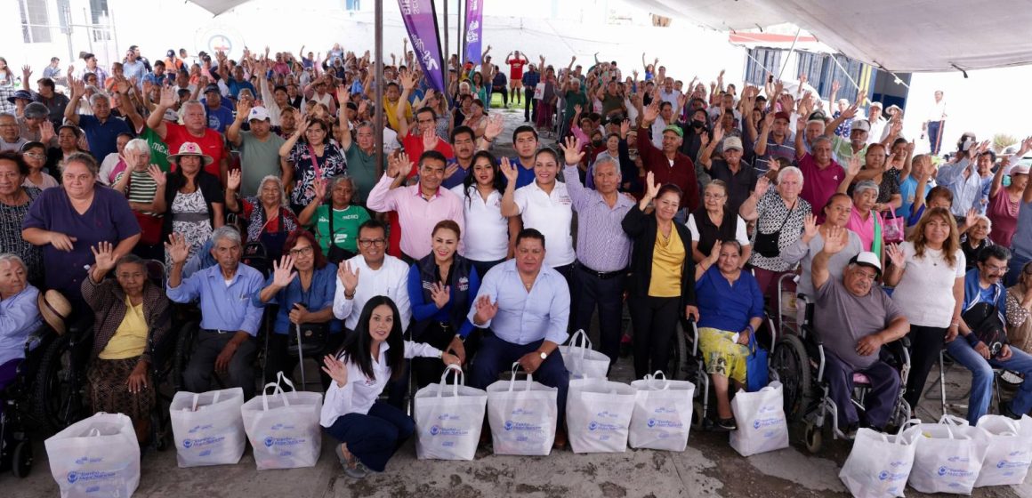 Avanza Lupita Cuautle con la cuarta entrega de apoyos alimentarios