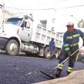 Avanza Gobierno de la Ciudad con rehabilitación vial en la unidad habitacional Loma Bella
