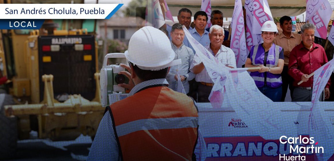 Lupita Cuautle impulsa la mejora de infraestructura en San Andrés Cholula